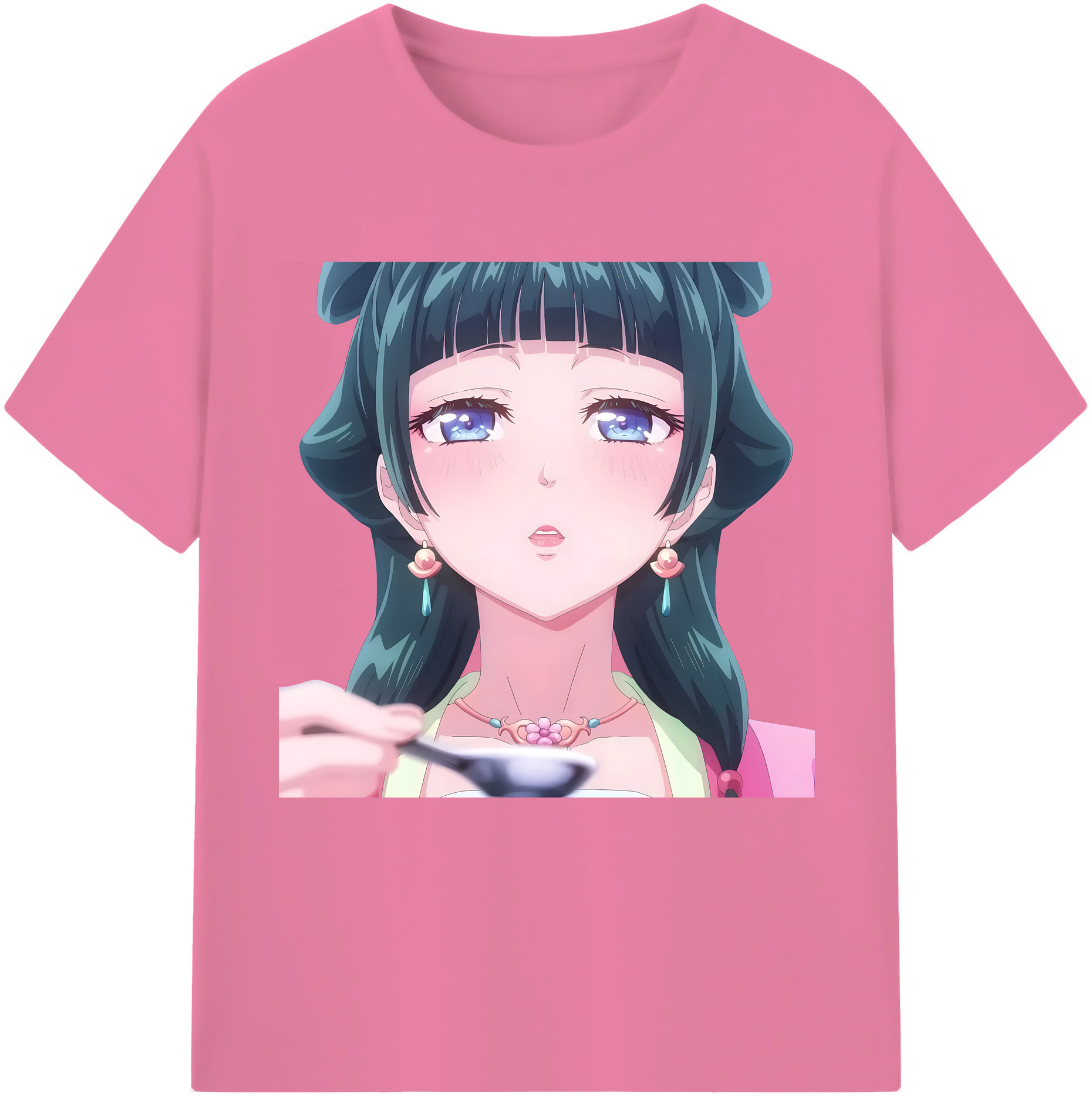 （画像用） 薬屋のひとりごと The Apothecary Diaries 綿100％半袖Tシャツ（フロントプリント）